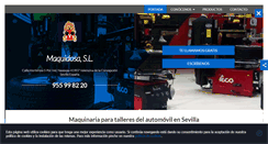 Desktop Screenshot of maquinariaparataller.com
