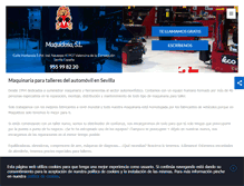 Tablet Screenshot of maquinariaparataller.com